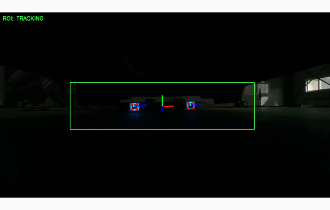 Dynamic ROI tracking dual markers under a vehicle in low light